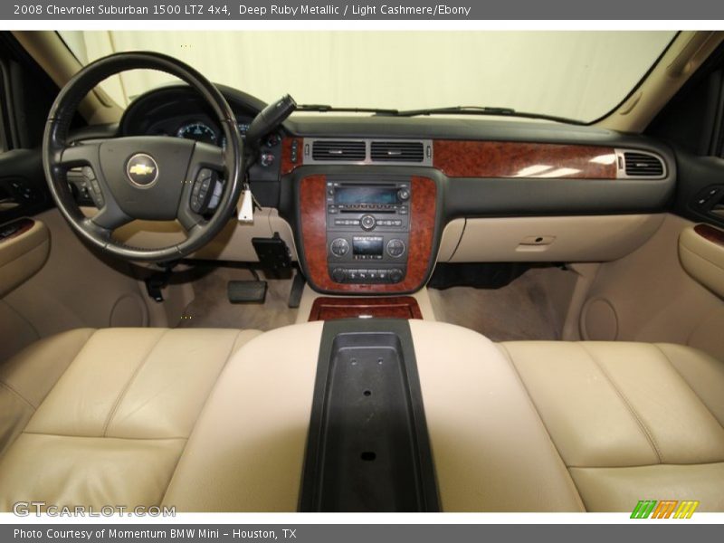 Deep Ruby Metallic / Light Cashmere/Ebony 2008 Chevrolet Suburban 1500 LTZ 4x4