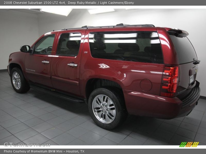 Deep Ruby Metallic / Light Cashmere/Ebony 2008 Chevrolet Suburban 1500 LTZ 4x4