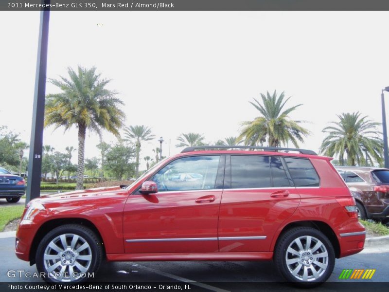 Mars Red / Almond/Black 2011 Mercedes-Benz GLK 350