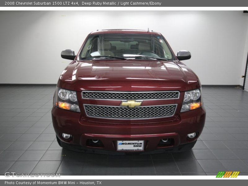 Deep Ruby Metallic / Light Cashmere/Ebony 2008 Chevrolet Suburban 1500 LTZ 4x4