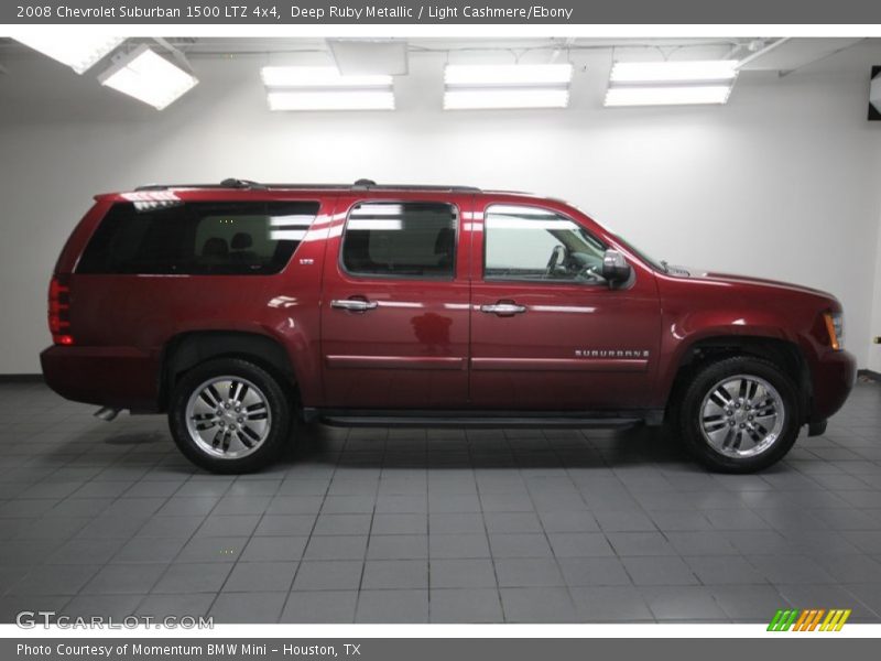 Deep Ruby Metallic / Light Cashmere/Ebony 2008 Chevrolet Suburban 1500 LTZ 4x4