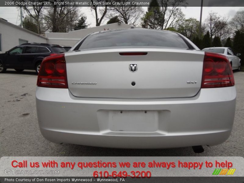 Bright Silver Metallic / Dark Slate Gray/Light Graystone 2006 Dodge Charger SXT
