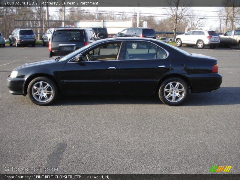 Monterey Blue Pearl / Parchment 2000 Acura TL 3.2