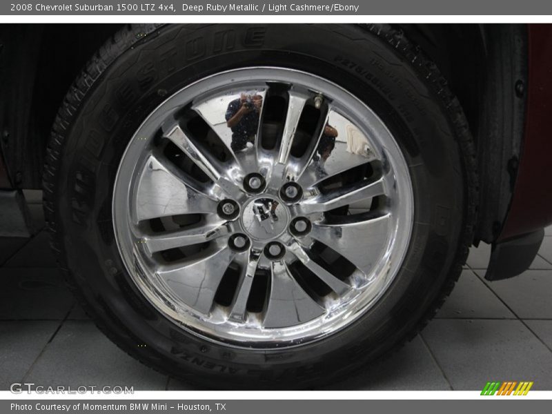 Deep Ruby Metallic / Light Cashmere/Ebony 2008 Chevrolet Suburban 1500 LTZ 4x4