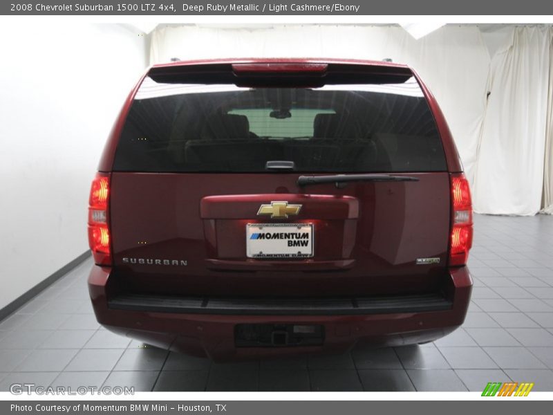 Deep Ruby Metallic / Light Cashmere/Ebony 2008 Chevrolet Suburban 1500 LTZ 4x4