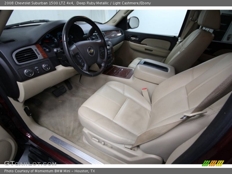 Deep Ruby Metallic / Light Cashmere/Ebony 2008 Chevrolet Suburban 1500 LTZ 4x4