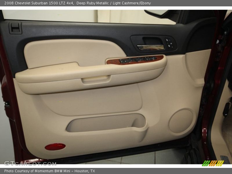 Deep Ruby Metallic / Light Cashmere/Ebony 2008 Chevrolet Suburban 1500 LTZ 4x4