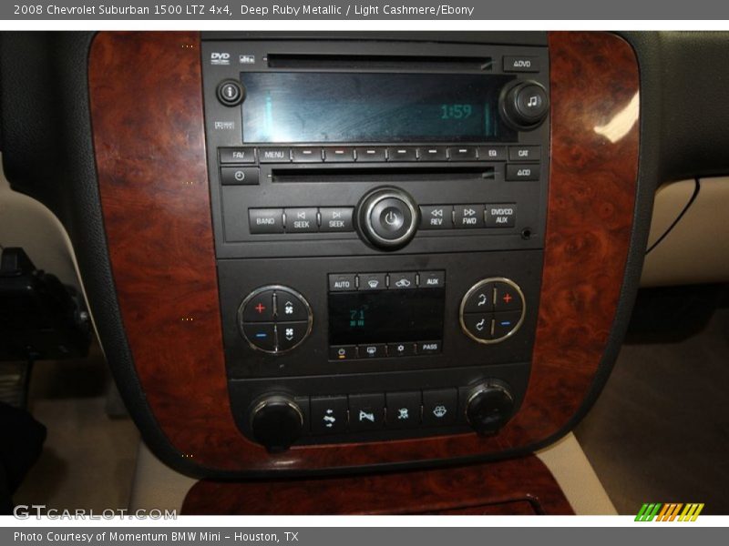 Deep Ruby Metallic / Light Cashmere/Ebony 2008 Chevrolet Suburban 1500 LTZ 4x4