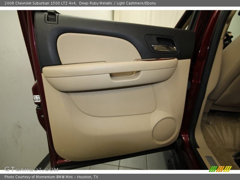 Deep Ruby Metallic / Light Cashmere/Ebony 2008 Chevrolet Suburban 1500 LTZ 4x4
