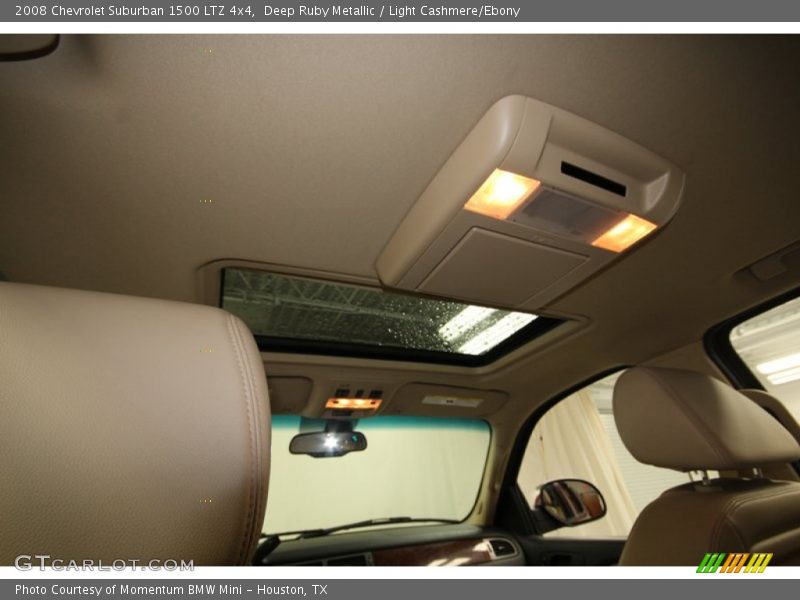 Deep Ruby Metallic / Light Cashmere/Ebony 2008 Chevrolet Suburban 1500 LTZ 4x4