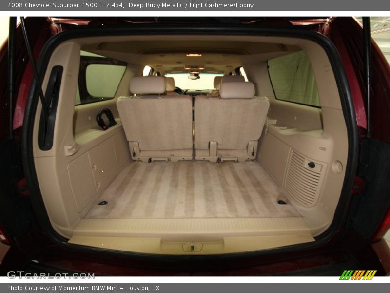 Deep Ruby Metallic / Light Cashmere/Ebony 2008 Chevrolet Suburban 1500 LTZ 4x4