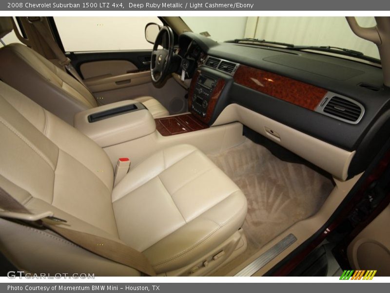 Deep Ruby Metallic / Light Cashmere/Ebony 2008 Chevrolet Suburban 1500 LTZ 4x4