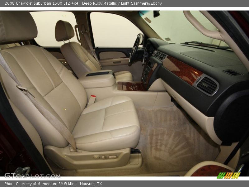 Deep Ruby Metallic / Light Cashmere/Ebony 2008 Chevrolet Suburban 1500 LTZ 4x4
