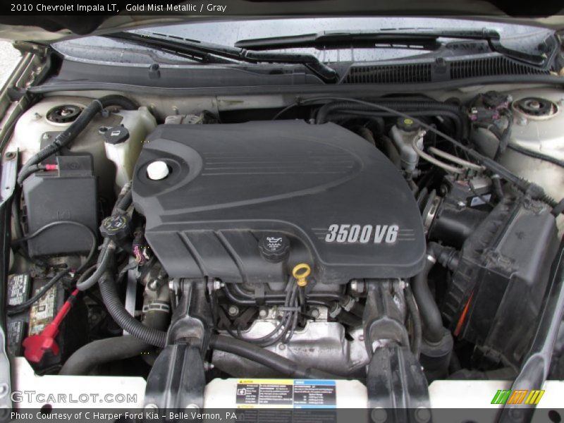 Gold Mist Metallic / Gray 2010 Chevrolet Impala LT