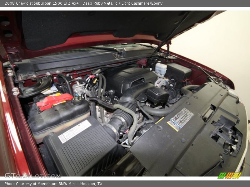Deep Ruby Metallic / Light Cashmere/Ebony 2008 Chevrolet Suburban 1500 LTZ 4x4