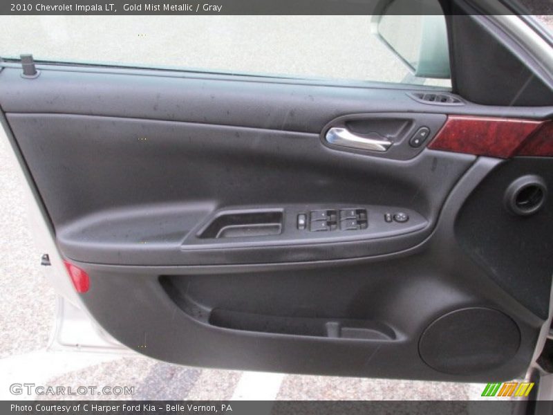 Gold Mist Metallic / Gray 2010 Chevrolet Impala LT