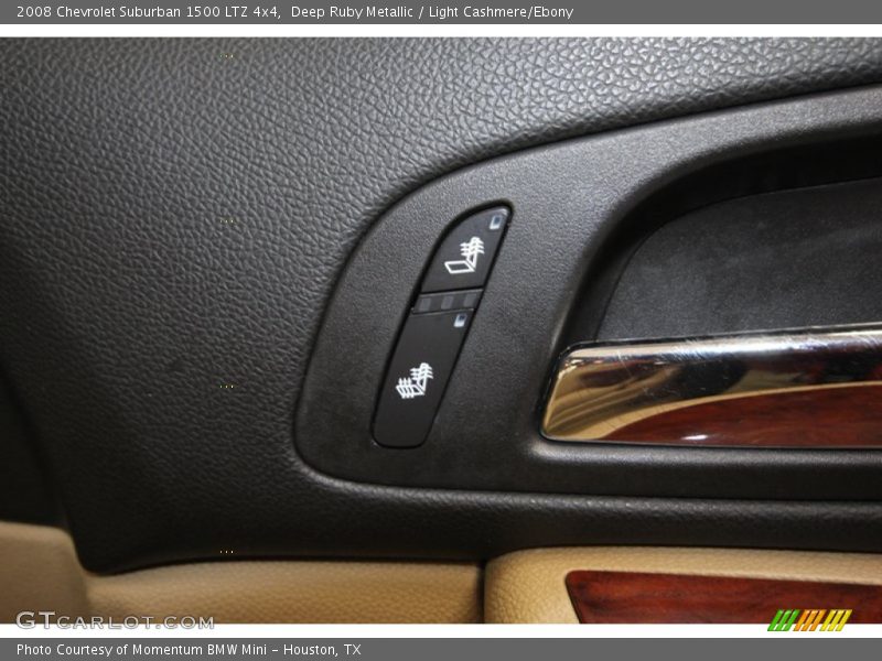 Deep Ruby Metallic / Light Cashmere/Ebony 2008 Chevrolet Suburban 1500 LTZ 4x4