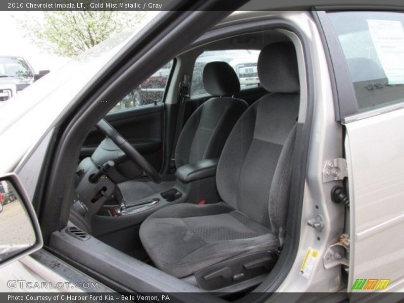 Gold Mist Metallic / Gray 2010 Chevrolet Impala LT