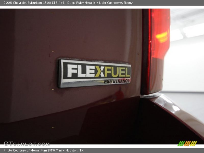 Deep Ruby Metallic / Light Cashmere/Ebony 2008 Chevrolet Suburban 1500 LTZ 4x4