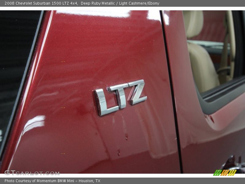 Deep Ruby Metallic / Light Cashmere/Ebony 2008 Chevrolet Suburban 1500 LTZ 4x4
