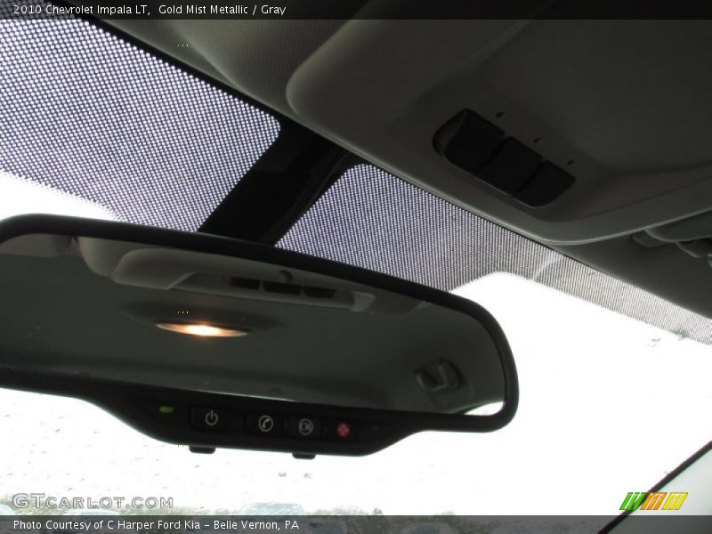 Gold Mist Metallic / Gray 2010 Chevrolet Impala LT
