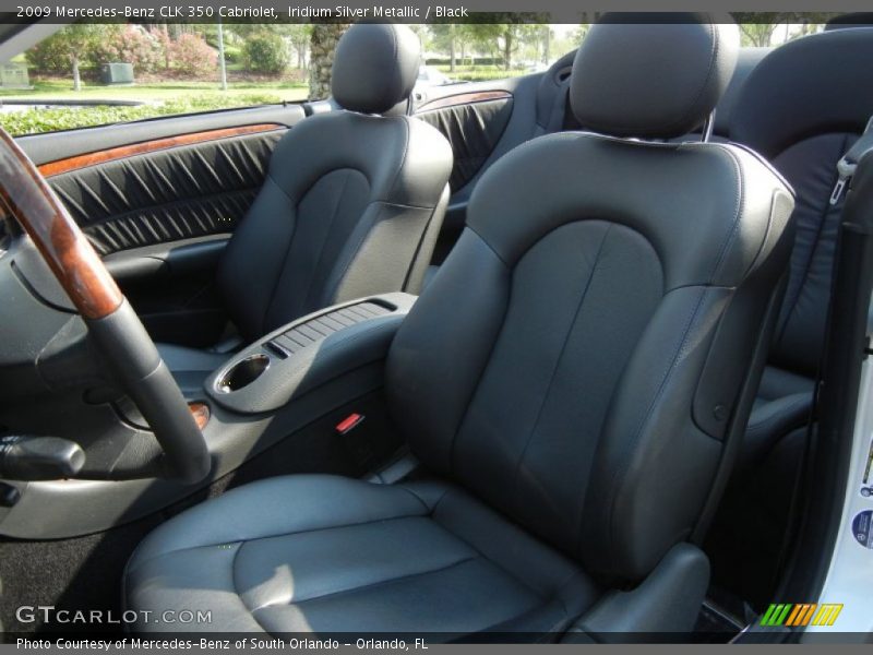 Front Seat of 2009 CLK 350 Cabriolet