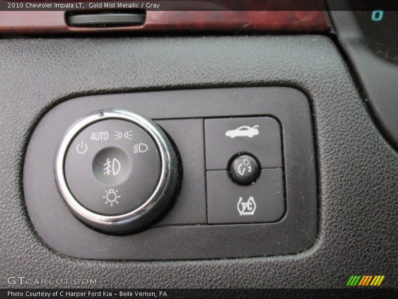 Gold Mist Metallic / Gray 2010 Chevrolet Impala LT