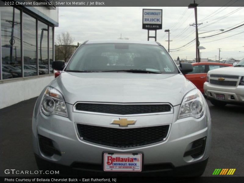 Silver Ice Metallic / Jet Black 2012 Chevrolet Equinox LS