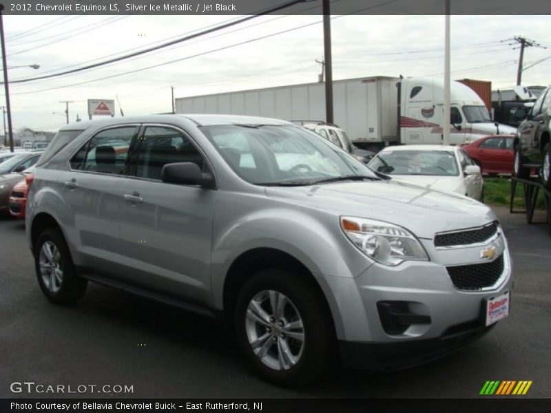 Silver Ice Metallic / Jet Black 2012 Chevrolet Equinox LS