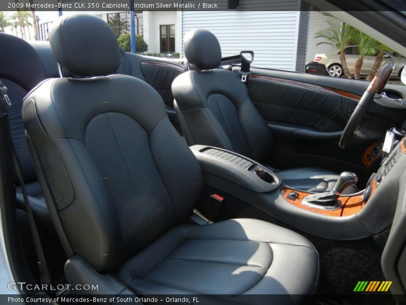 Front Seat of 2009 CLK 350 Cabriolet