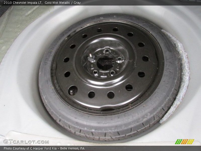 Gold Mist Metallic / Gray 2010 Chevrolet Impala LT