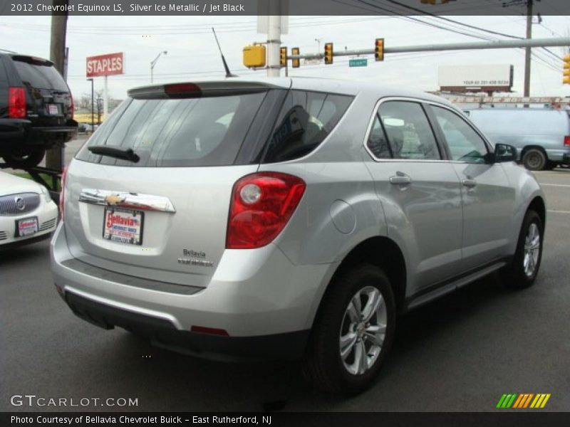 Silver Ice Metallic / Jet Black 2012 Chevrolet Equinox LS
