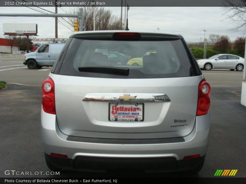Silver Ice Metallic / Jet Black 2012 Chevrolet Equinox LS