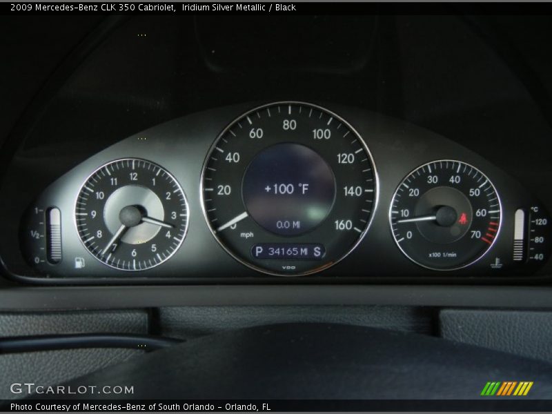  2009 CLK 350 Cabriolet 350 Cabriolet Gauges