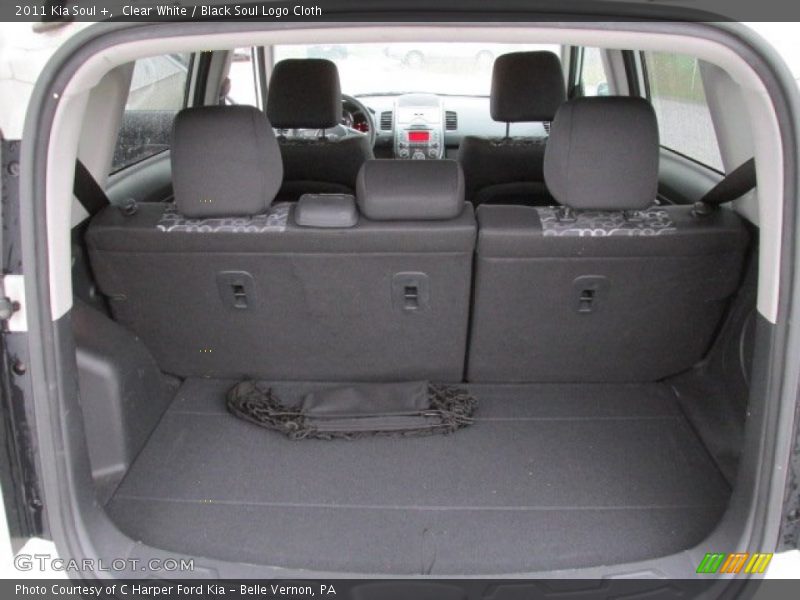 Clear White / Black Soul Logo Cloth 2011 Kia Soul +