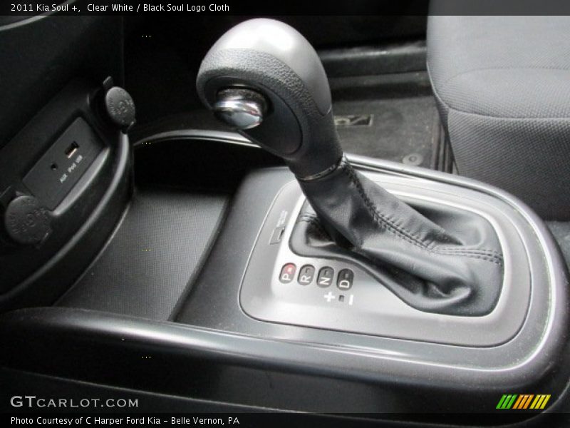 Clear White / Black Soul Logo Cloth 2011 Kia Soul +