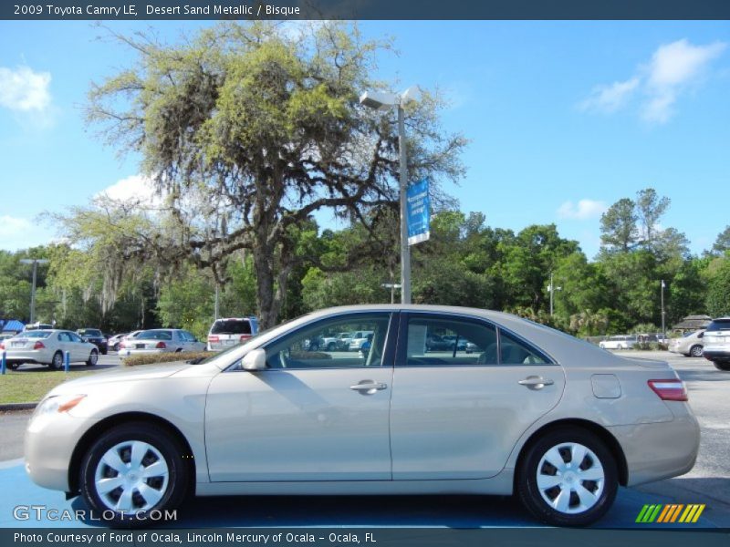 Desert Sand Metallic / Bisque 2009 Toyota Camry LE