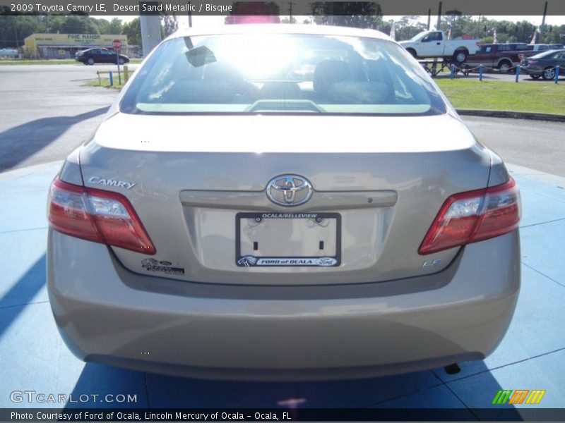 Desert Sand Metallic / Bisque 2009 Toyota Camry LE
