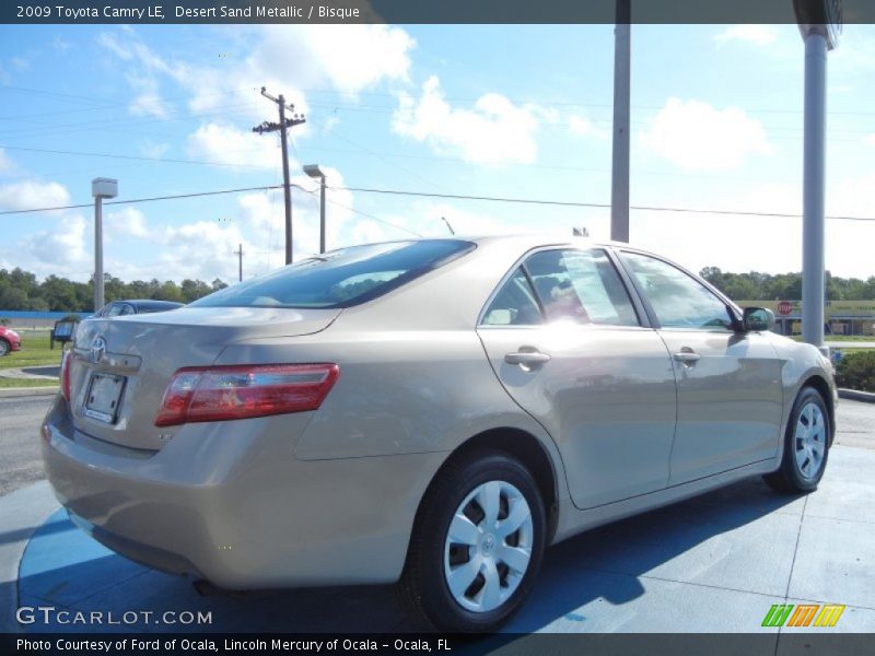 Desert Sand Metallic / Bisque 2009 Toyota Camry LE