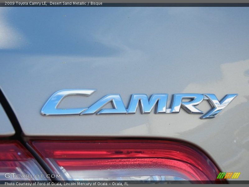 Desert Sand Metallic / Bisque 2009 Toyota Camry LE