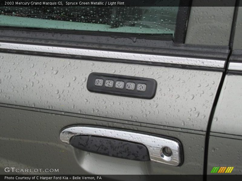 Spruce Green Metallic / Light Flint 2003 Mercury Grand Marquis GS