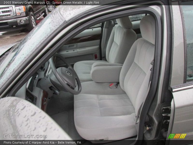 Spruce Green Metallic / Light Flint 2003 Mercury Grand Marquis GS