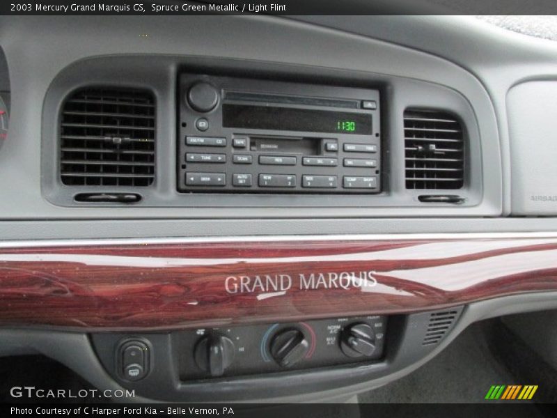 Spruce Green Metallic / Light Flint 2003 Mercury Grand Marquis GS