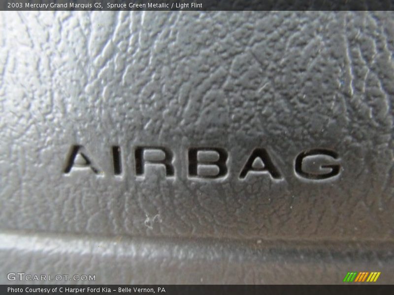 Spruce Green Metallic / Light Flint 2003 Mercury Grand Marquis GS