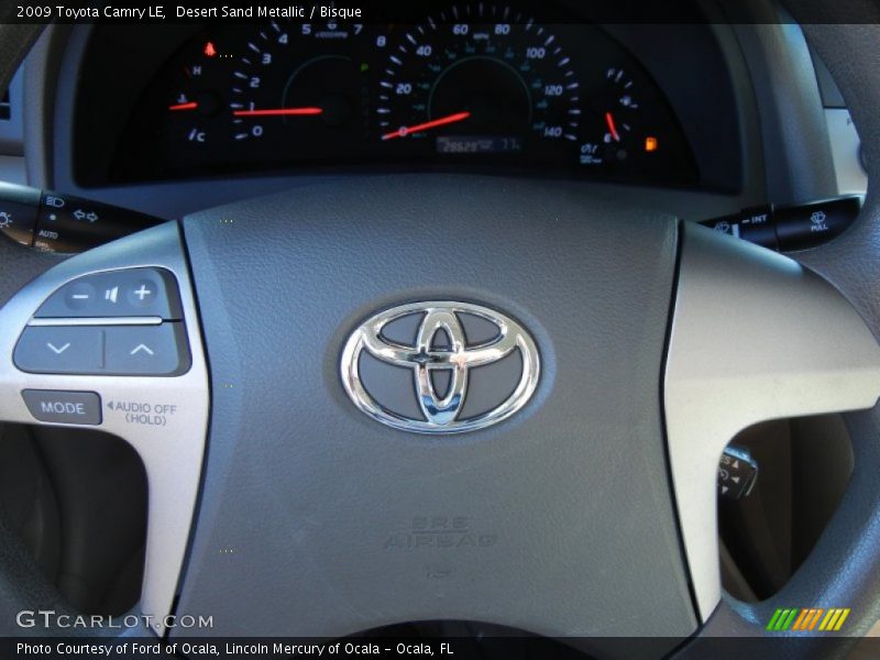 Desert Sand Metallic / Bisque 2009 Toyota Camry LE