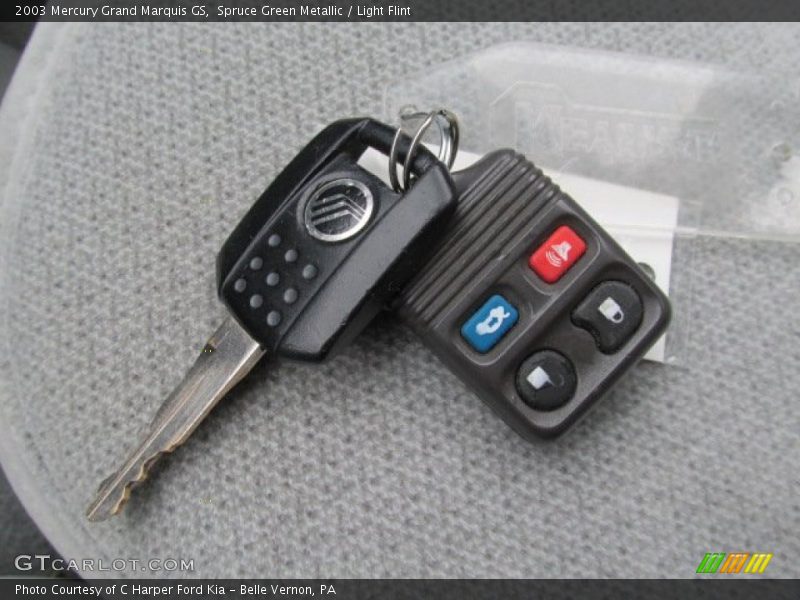 Spruce Green Metallic / Light Flint 2003 Mercury Grand Marquis GS