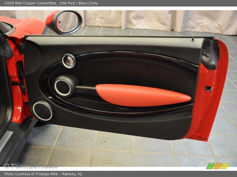 Chili Red / Black/Grey 2009 Mini Cooper Convertible