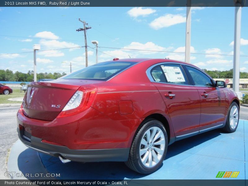Ruby Red / Light Dune 2013 Lincoln MKS FWD