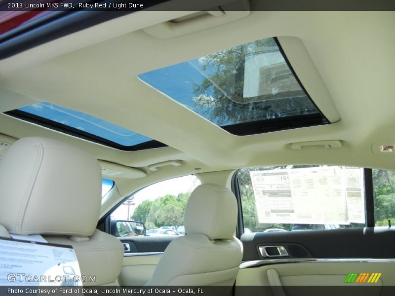 Ruby Red / Light Dune 2013 Lincoln MKS FWD