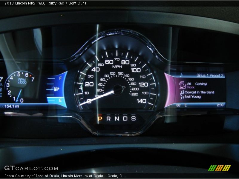 Ruby Red / Light Dune 2013 Lincoln MKS FWD